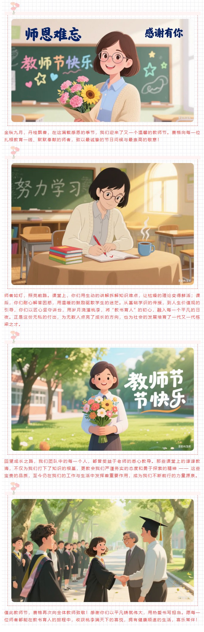 感恩有您 照亮前行 — 祝老師們節(jié)日快樂！_副本